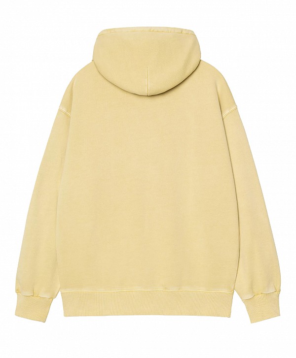 CARHARTT WIP NELSON HOOD AIR YELLOW GARMENT DYED