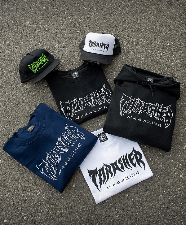 THRASHER METAL HOOD BLACK