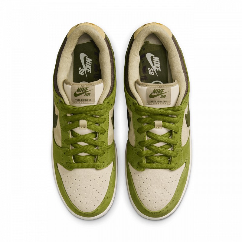 NIKE SB DUNK LOW X YUTO HORIGOME 'MATCHA' ASPARAGUS/LEGION GREEN
