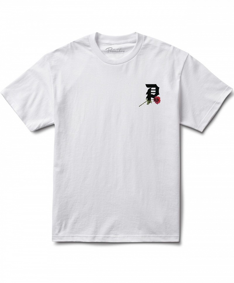 PRIMITIVE CRUSH HEAVYWEIGHT TEE WHITE