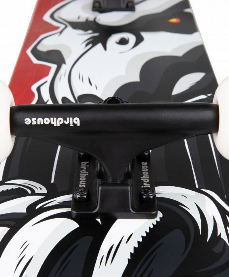 BIRDHOUSE HAWK FALCON 2 STAGE 3 COMPLETE SKATEBOARD 8 RED