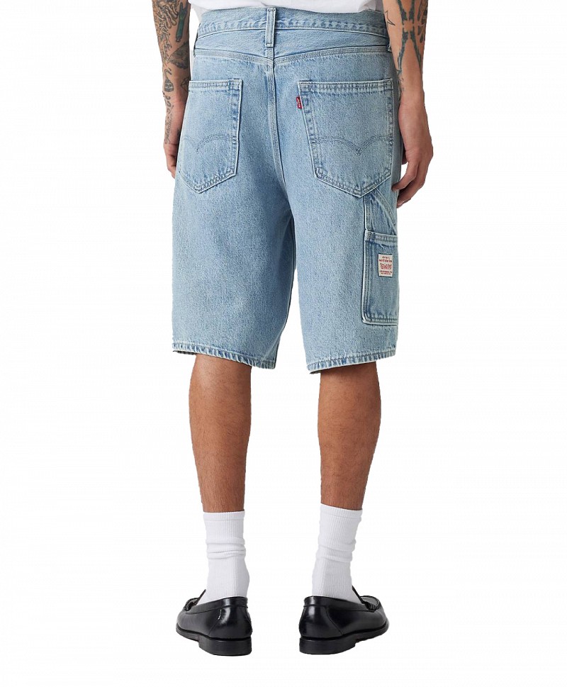 LEVIS® 568™ LOOSE CARPENTER SHORTS PUT IN WORK DENIM - BLUE