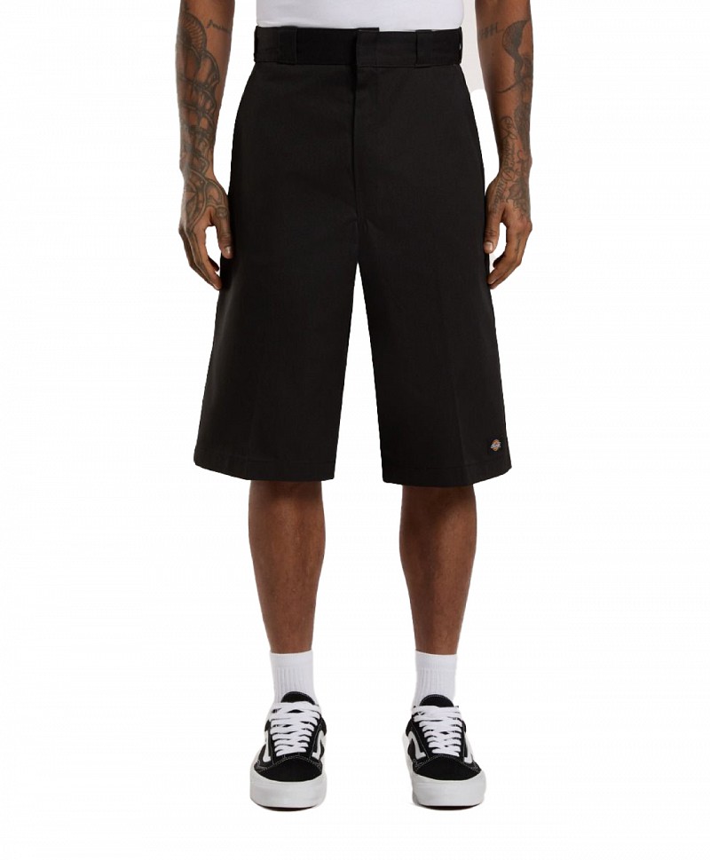 DICKIES 15 INCH MULTI POCKET WORK SHORTS BLACK