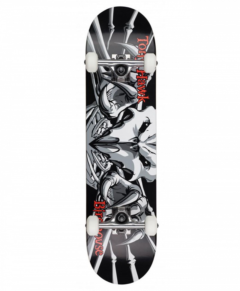 BIRDHOUSE HAWK FALCON III STAGE 1 COMPLETE SKATEBOARD 7.75 BLACK