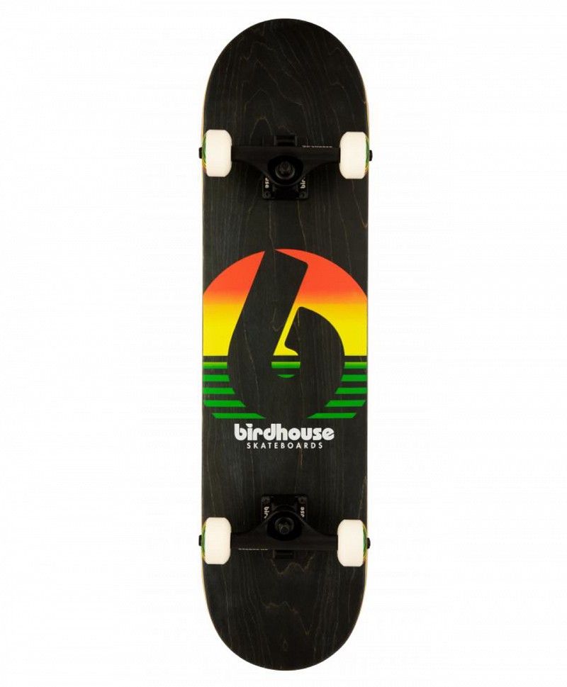 BIRDHOUSE SUNSET STAGE 3 COMPLETE SKATEBOARD 7.75 RASTA