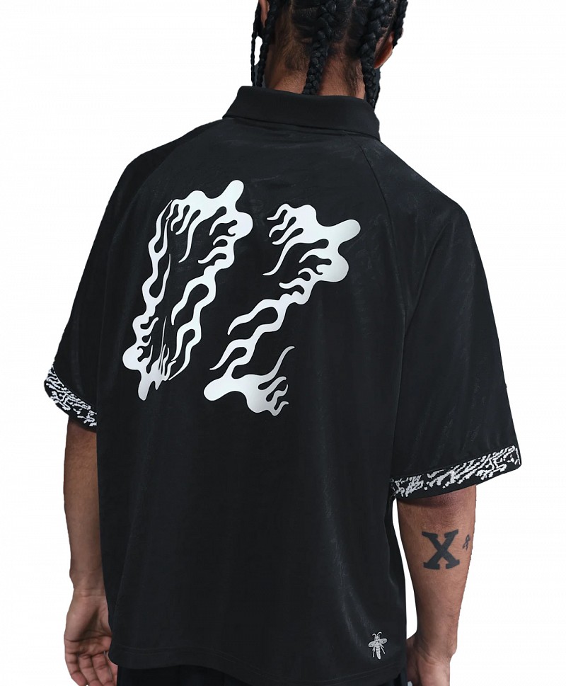 NIKE SB DRI-FIT JACQUARD JERSEY BLACK/WHITE