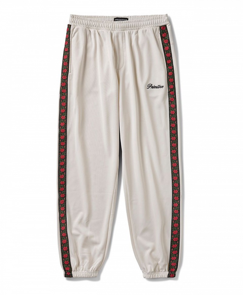 PRIMITIVE RIVIERA TRACK PANTS CREAM