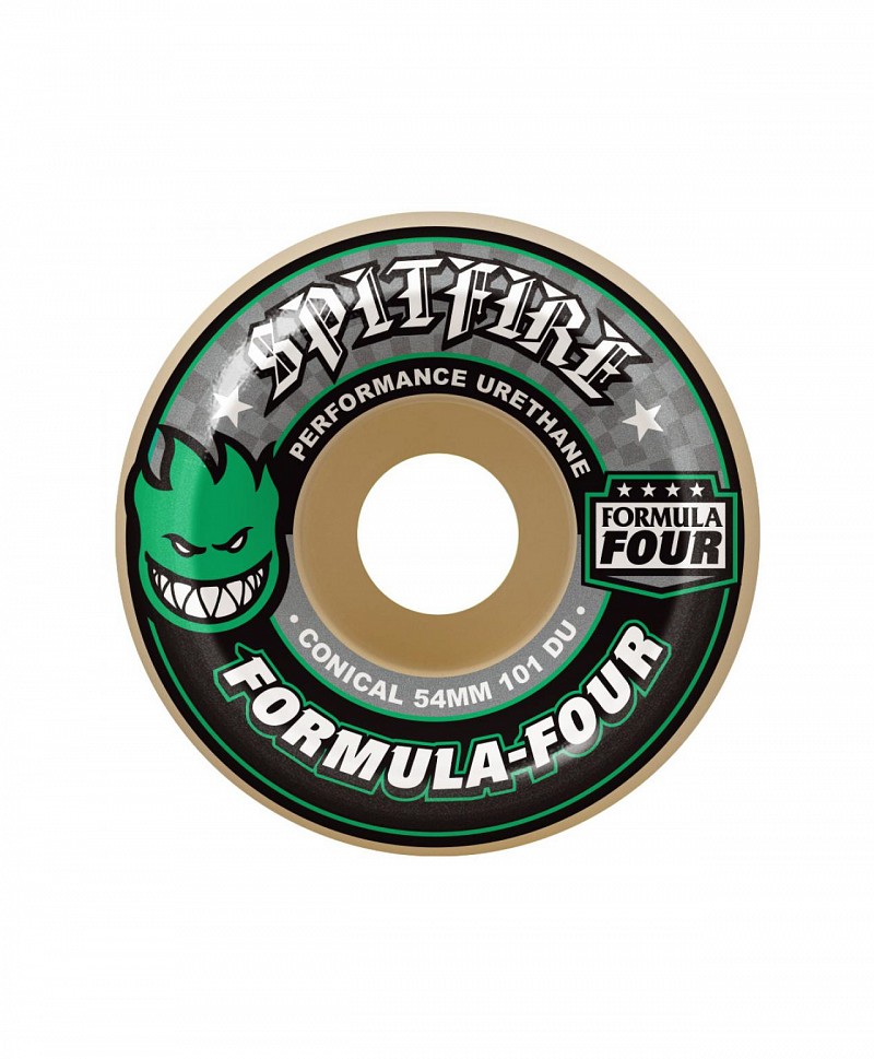 SPITFIRE FORMULA FOUR WHEELS CONICAL 101DU 54MM NATURAL