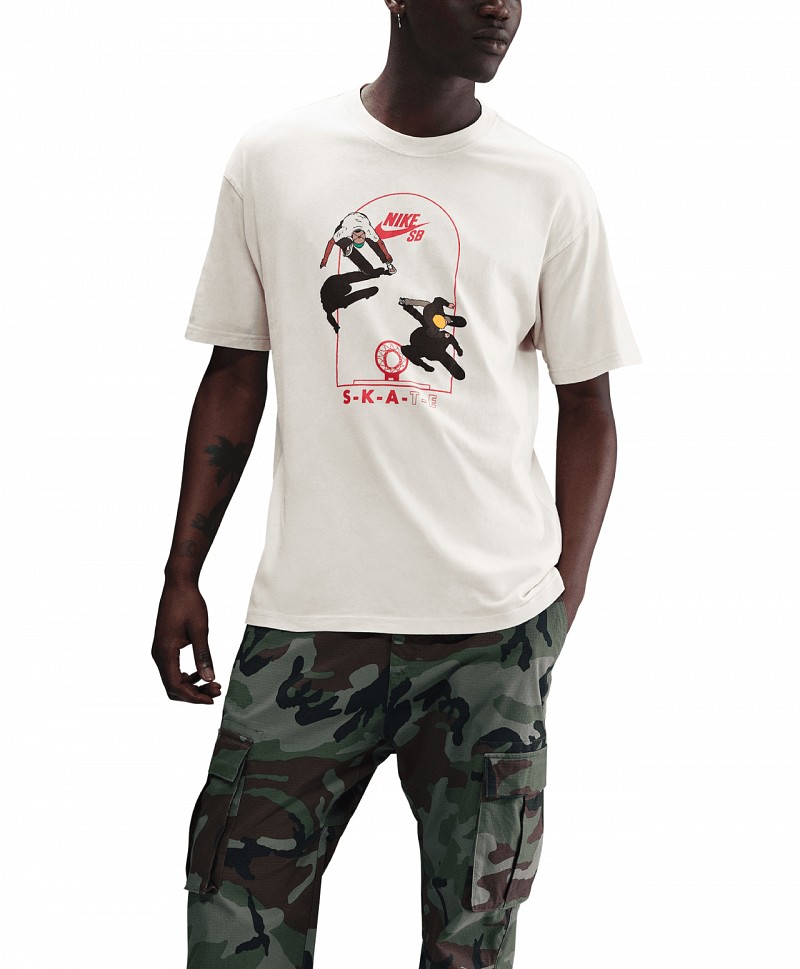 NIKE SB MAX90 OC COURT TEE LIGHT BONE