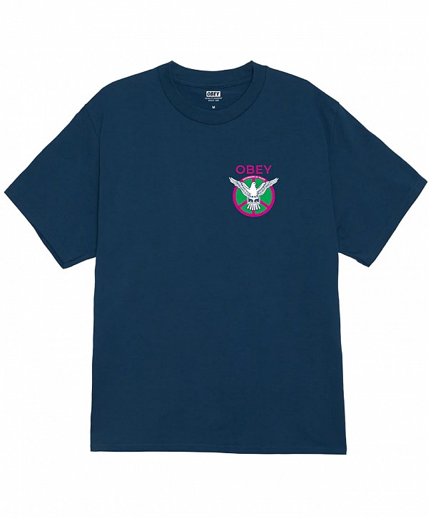 OBEY PEACE DEFENDERS TEE HARBOR BLUE