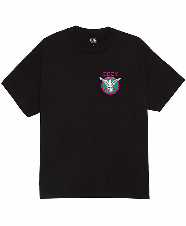 OBEY PEACE DEFENDERS TEE BLACK