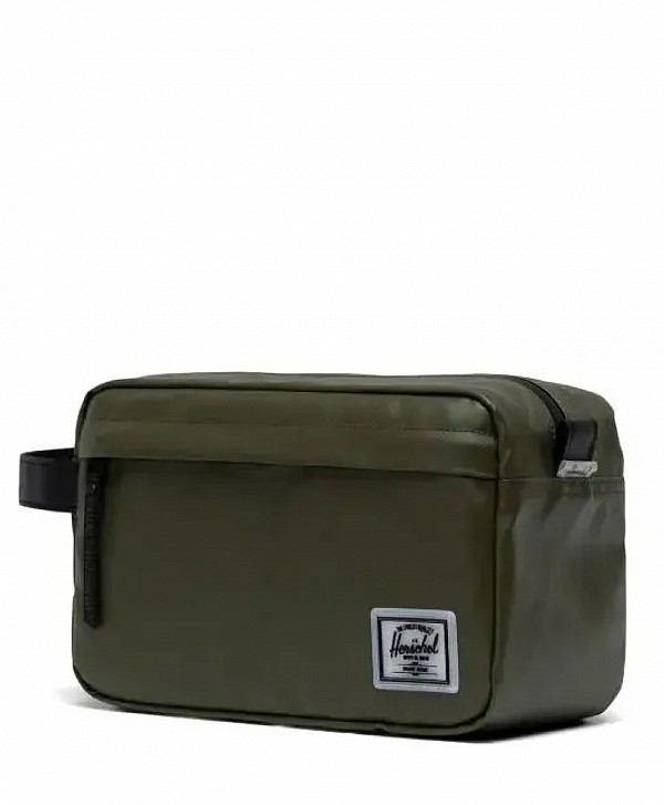 HERSCHEL CHAPTER WEATHER RESISTANT TRAVEL KIT IVY GREEN