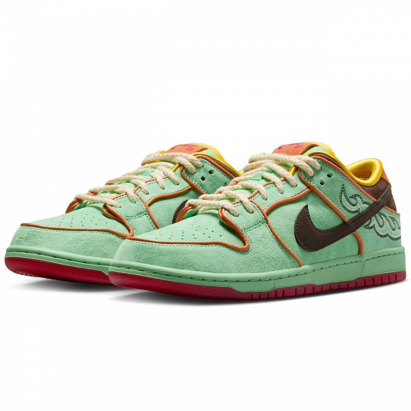 NIKE SB DUNK LOW PRO RODEO TOURMALINE/BAROQUE BROWN-MONARCH
