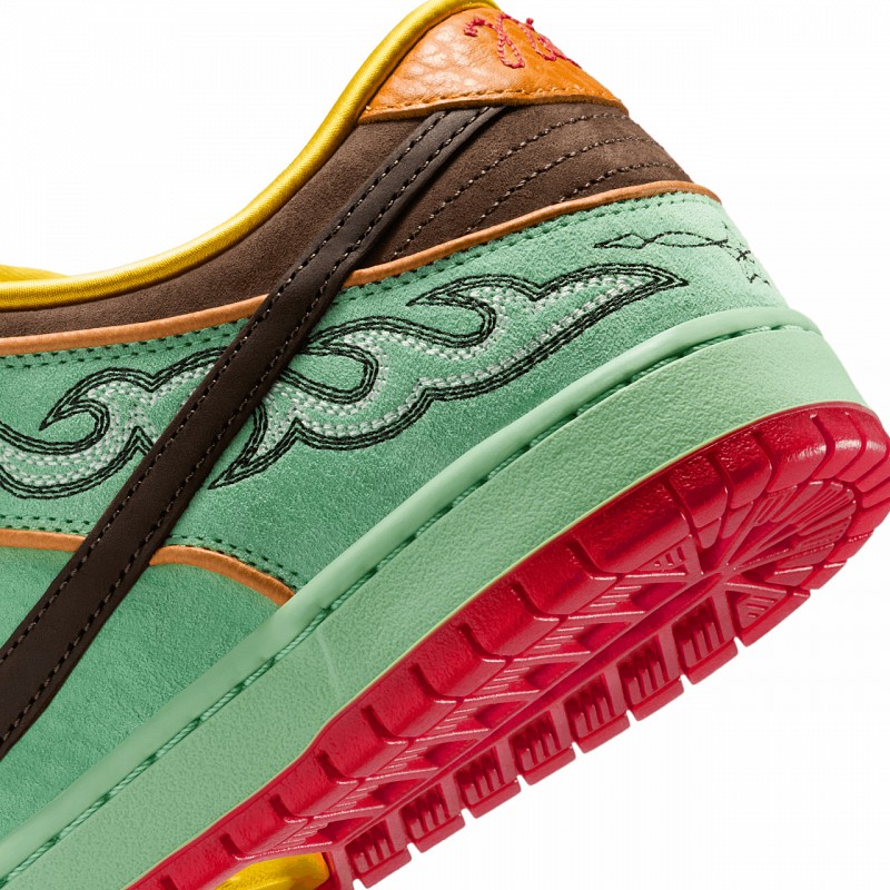 NIKE SB DUNK LOW PRO RODEO TOURMALINE/BAROQUE BROWN-MONARCH