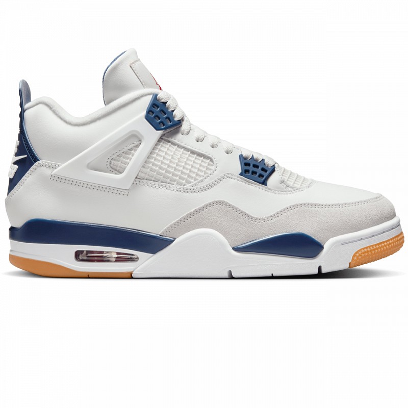 新着 NIKE SB WHITE/WHITE-NAVY SUMMIT 'NAVY' 4 JORDAN AIR X 靴