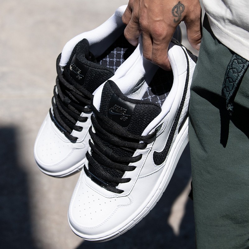 NIKE SB AIR LOW P-ROD WHITE/BLACK-WHITE-CLEAR
