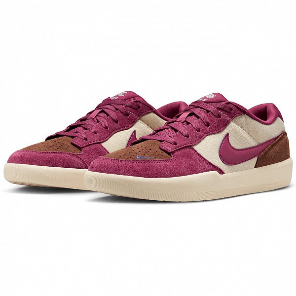 NIKE SB FORCE 58 PALE IVORY/SWEET BEET-FAUNA BROWN