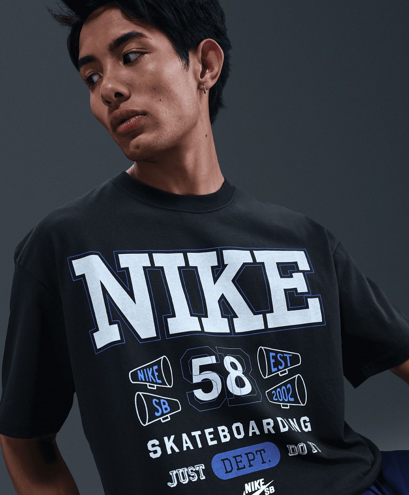 NIKE SB MAX 90 OC ATHLETICS TEE BLACK