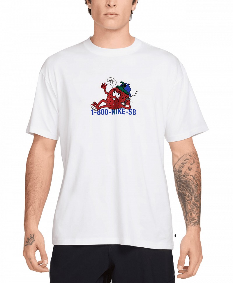 NIKE SB MAX 90 OC FLIP PHONE TEE WHITE