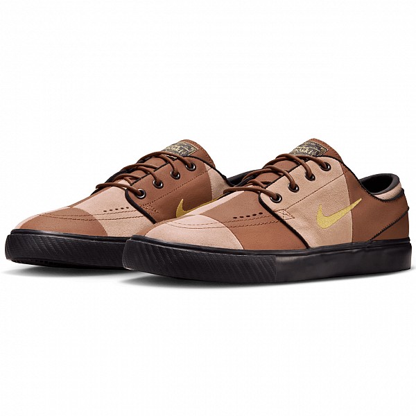 NIKE SB JANOSKI OG+ PREMIUM LIGHT BRITISH TAN/SATURN GOLD-HEMP-BLACK
