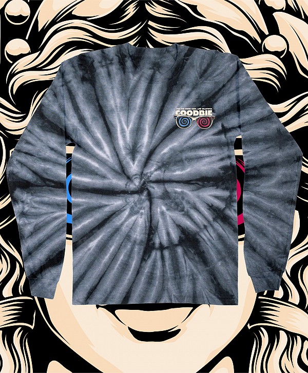 GOODBIE KARRY GLOW TIE DYE LONG SLEEVE BLACK