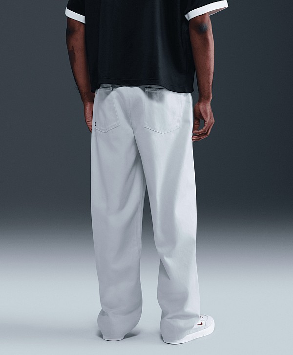 NIKE SB LOOSE DENIM PANTS FOOTBALL GREY