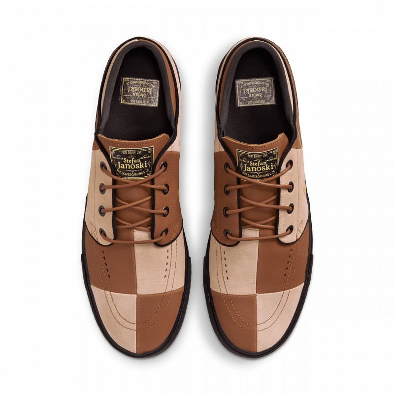 NIKE SB JANOSKI OG+ PREMIUM LIGHT BRITISH TAN/SATURN GOLD-HEMP-BLACK