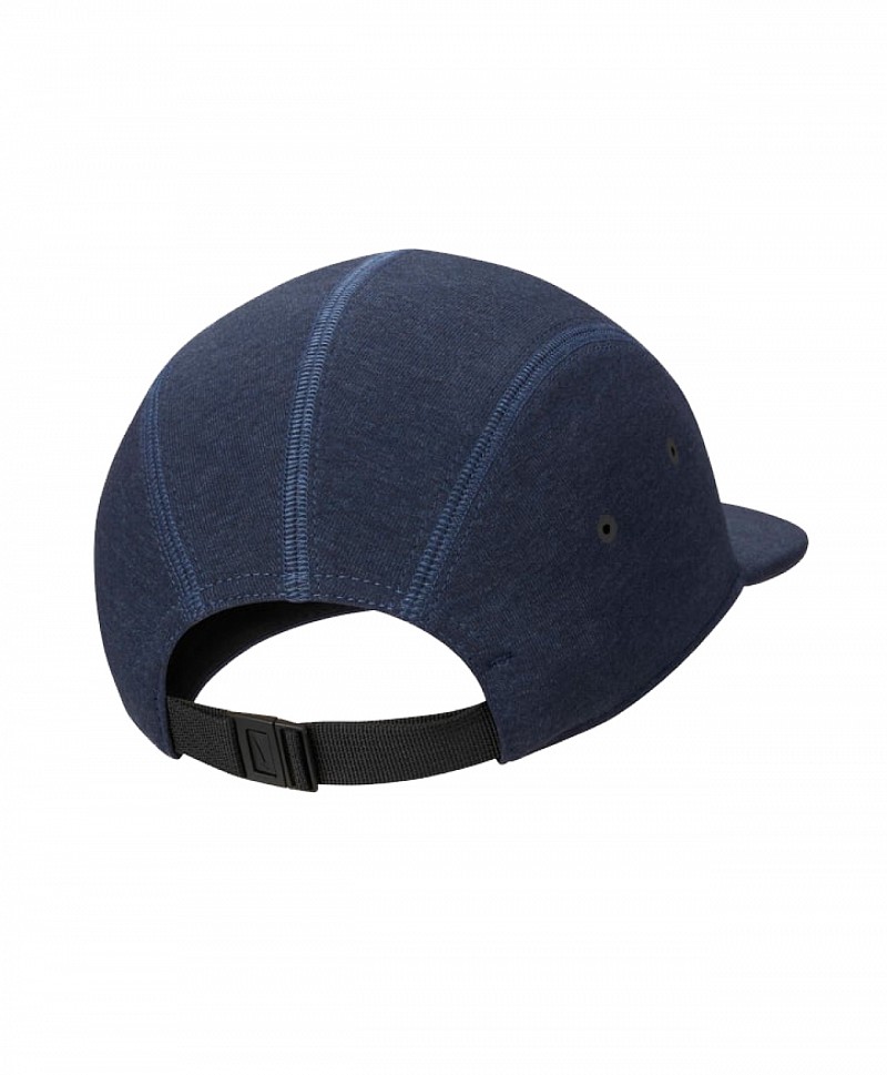 NIKE FLY UNSTRUCTURED TECH FLEECE CAP OBSIDIAN HEATHER/BLACK