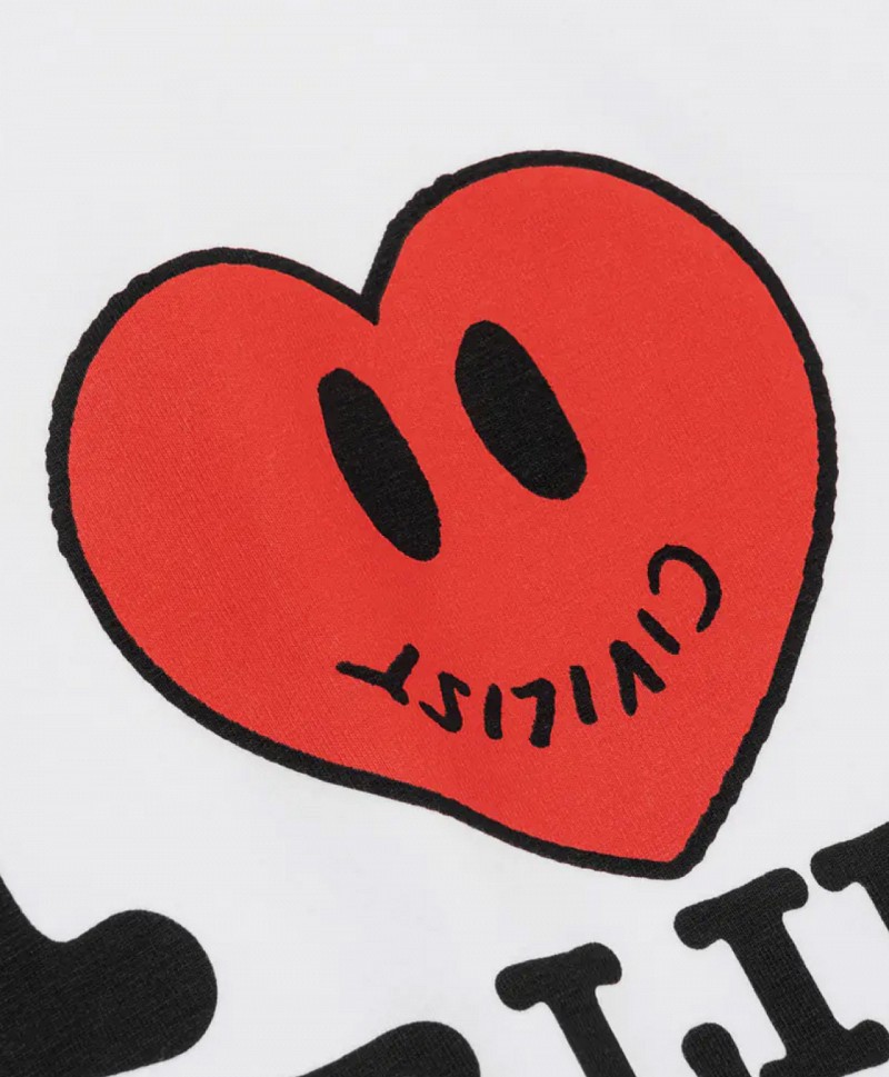 CIVILIST I LOVE TEE WHITE