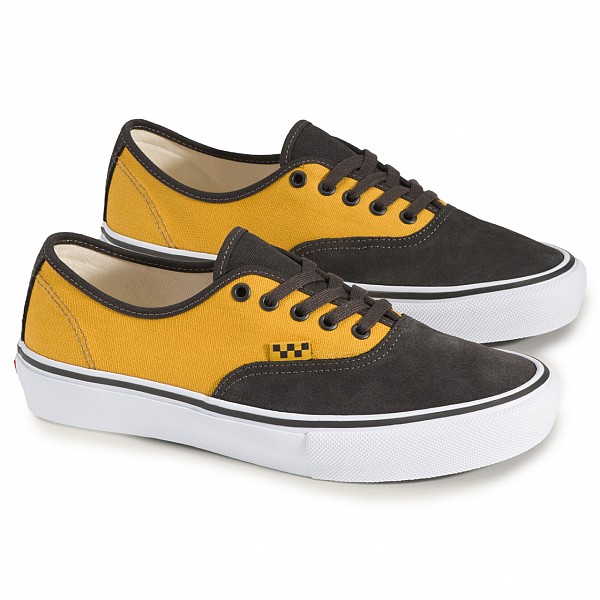 VANS SKATE AUTHENTIC FADE BLACK/MUSTARD