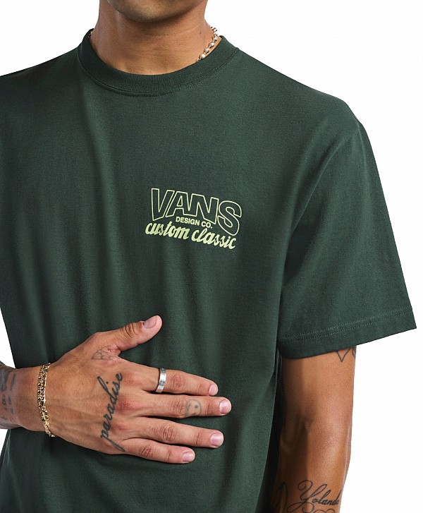 VANS SHOP FRONT TEE DRIED KELP