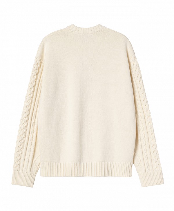 CARHARTT WIP SHAWN SWEATER NATURAL