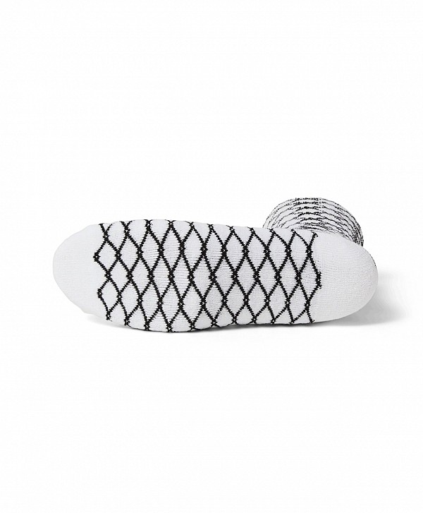 HUF BROKEN FENCE SOCKS WHITE