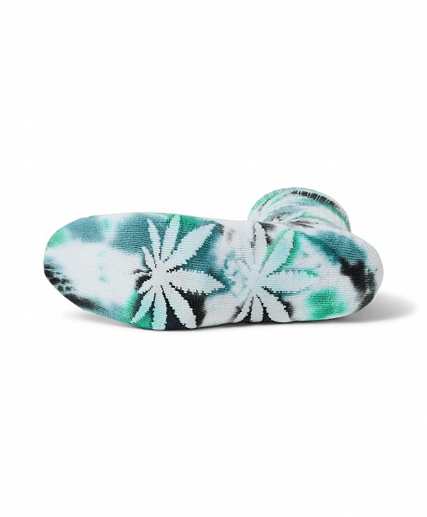 HUF PLANTLIFE TIEDYE SOCKS GREEN