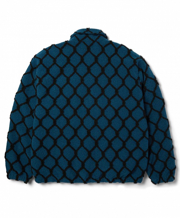 HUF BREAKTHROUGH HIGH PILE JACKET MARINE BLUE
