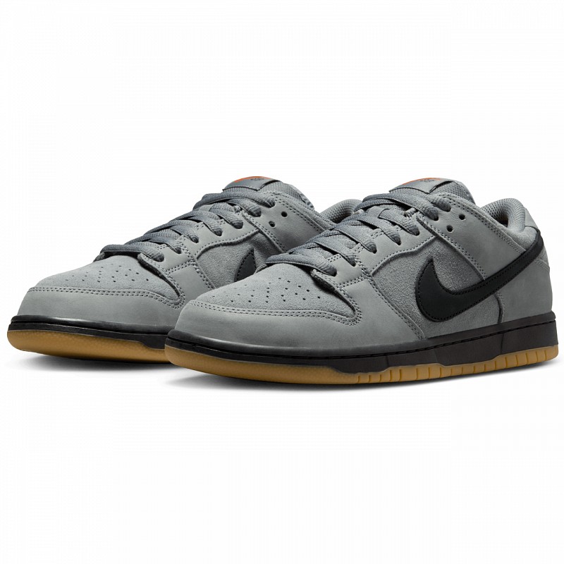 NIKE SB ORANGE LABEL DUNK LOW PRO COOL GREY/BLACK-DARK GREY