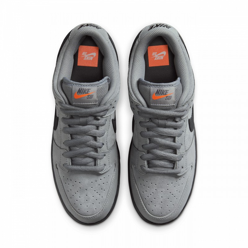 NIKE SB ORANGE LABEL DUNK LOW PRO COOL GREY/BLACK-DARK GREY