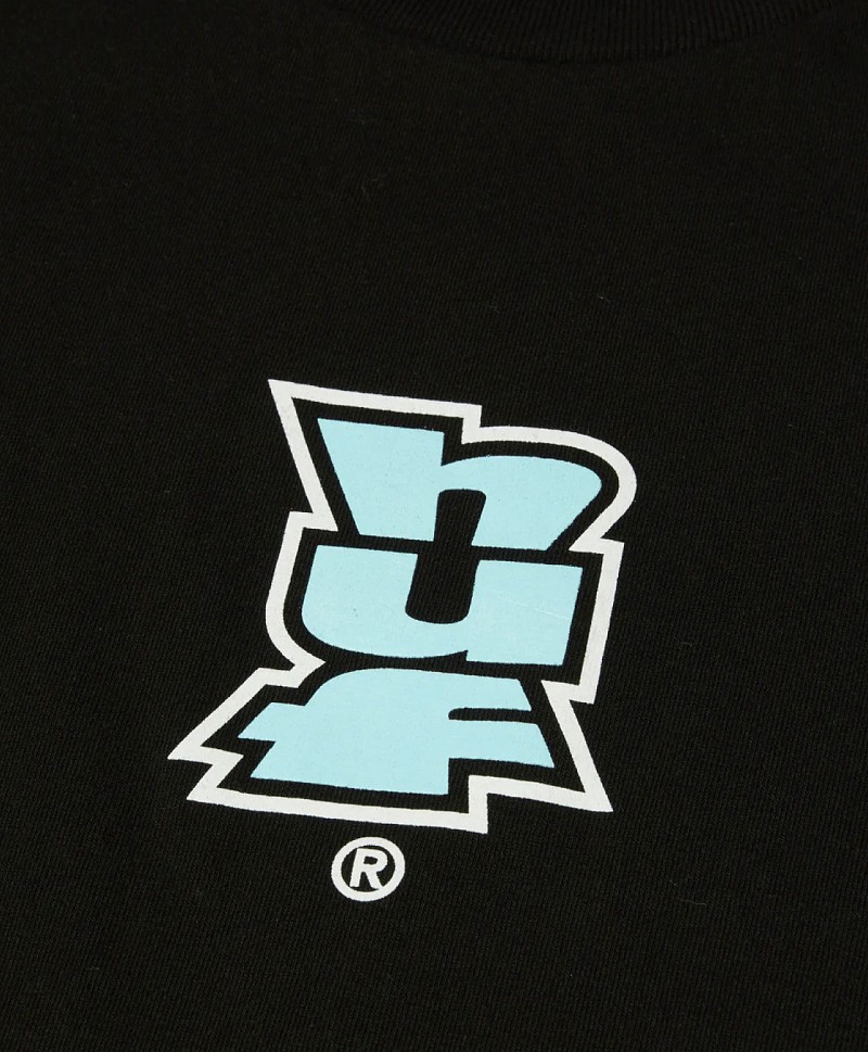 HUF MEGABLAST MULTI TEE BLACK