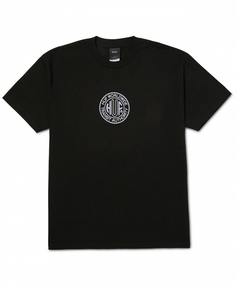 HUF TOKEN TEE BLACK