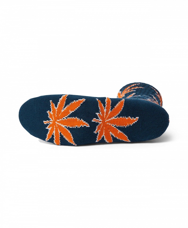 HUF PLANTLIFE SHADOW SOCKS MARINE BLUE