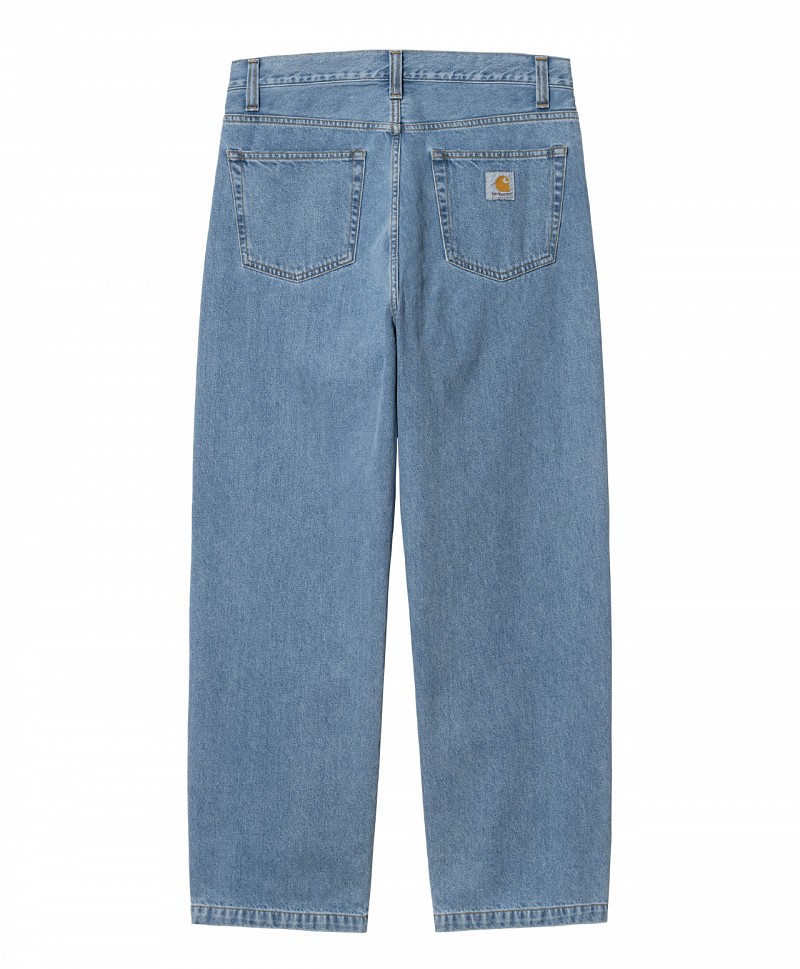 CARHARTT WIP LANDON PANT BLUE HEAVY STONE WASHED
