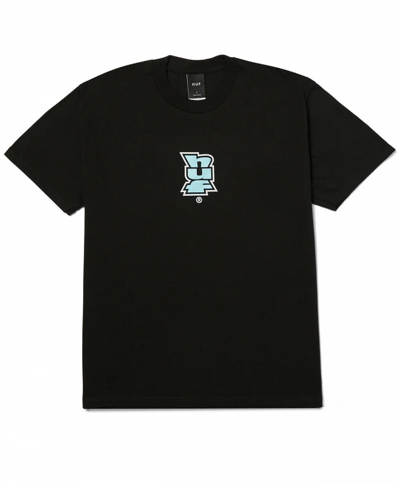 HUF MEGABLAST MULTI TEE BLACK