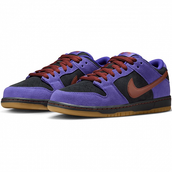 NIKE SB DUNK LOW PRO PERSIAN VIOLET/CINNAMON-OFF NOIR