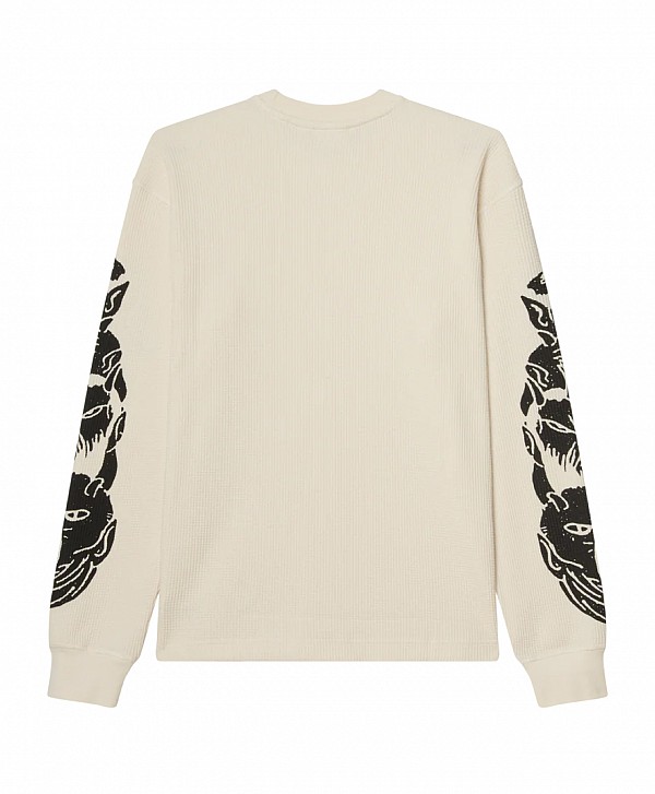 OBEY GOBLIN THERMAL LONG SLEEVE BLANC DE BLANC