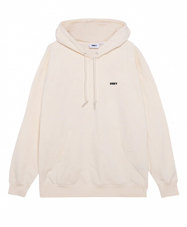 OBEY LISBON ICON HOOD UNBLEACHED