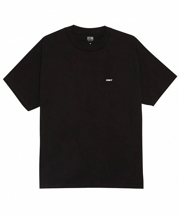OBEY LISBON ICON TEE BLACK