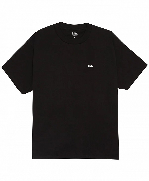 OBEY QUARTER ICON TEE BLACK