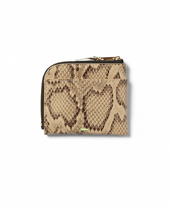 HUF FUCK IT SNAKESKIN WALLET BROWN