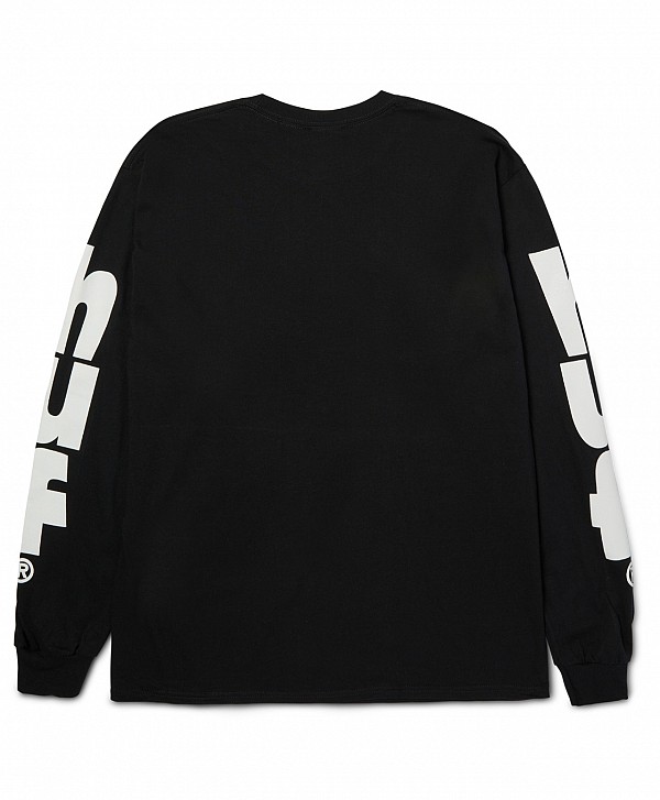 HUF MEGABLAST LONG SLEEVE BLACK