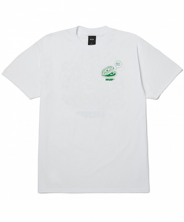 HUF WHAT A JUNGLE TEE WHITE